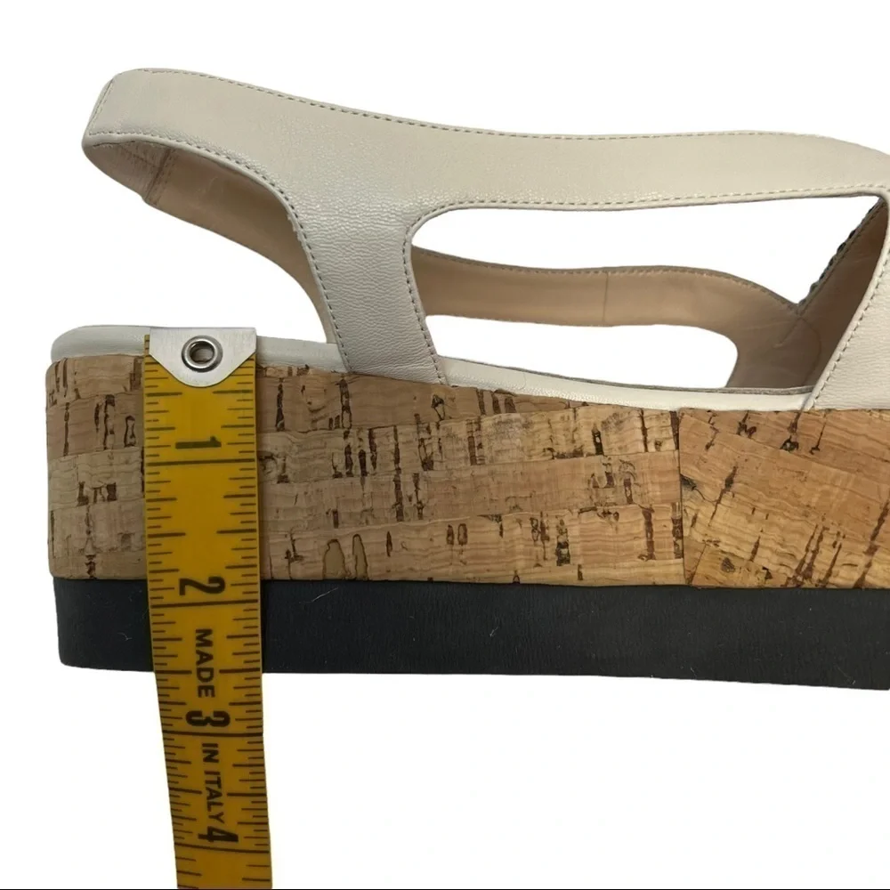 Fabiana Filippi Cork Platform Leather Sandals 39